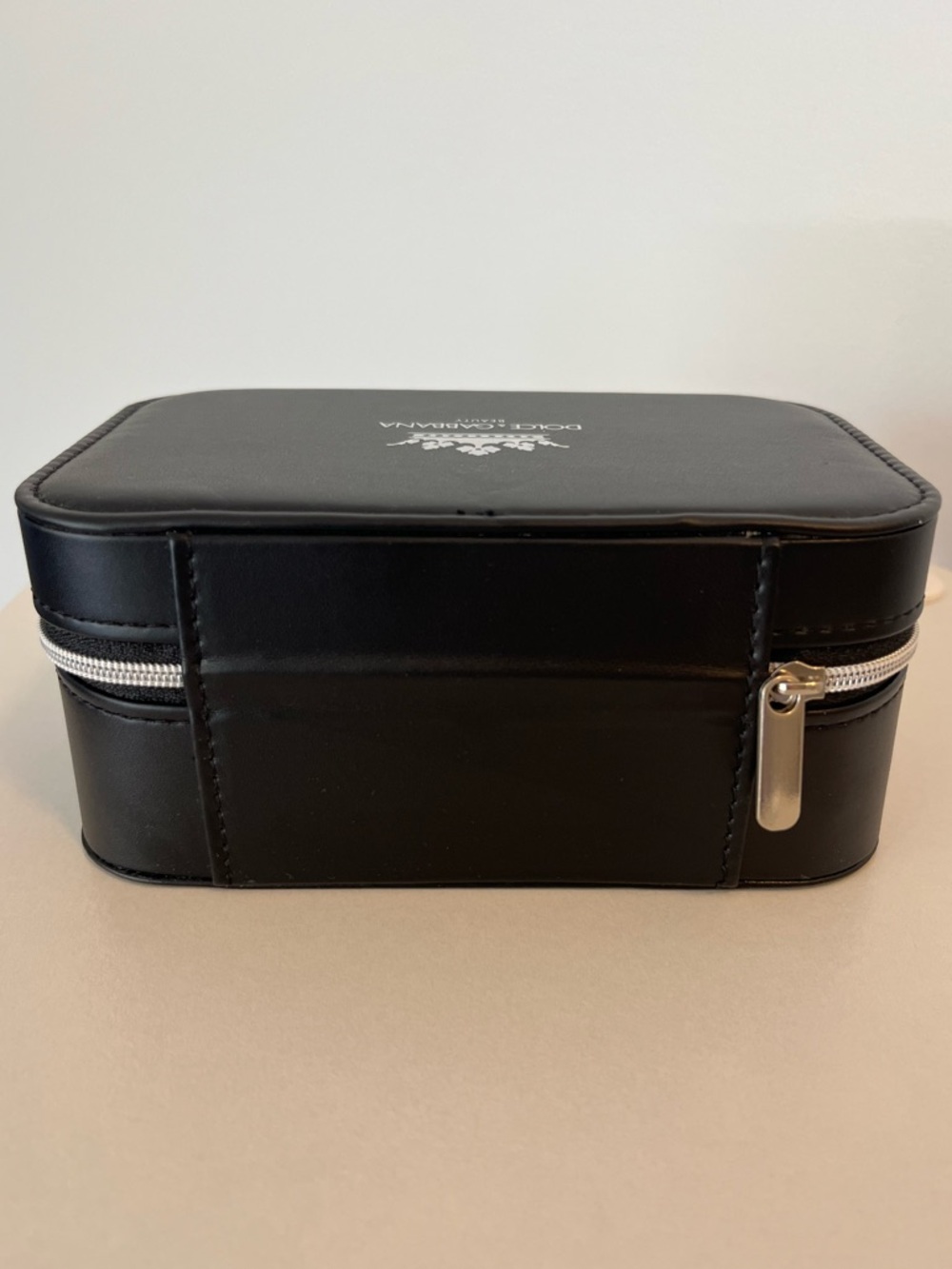Authentic Dolce & Gabbana Black and Silver Jewelry Box Organizer / Travel Case - Picture 6 of 9